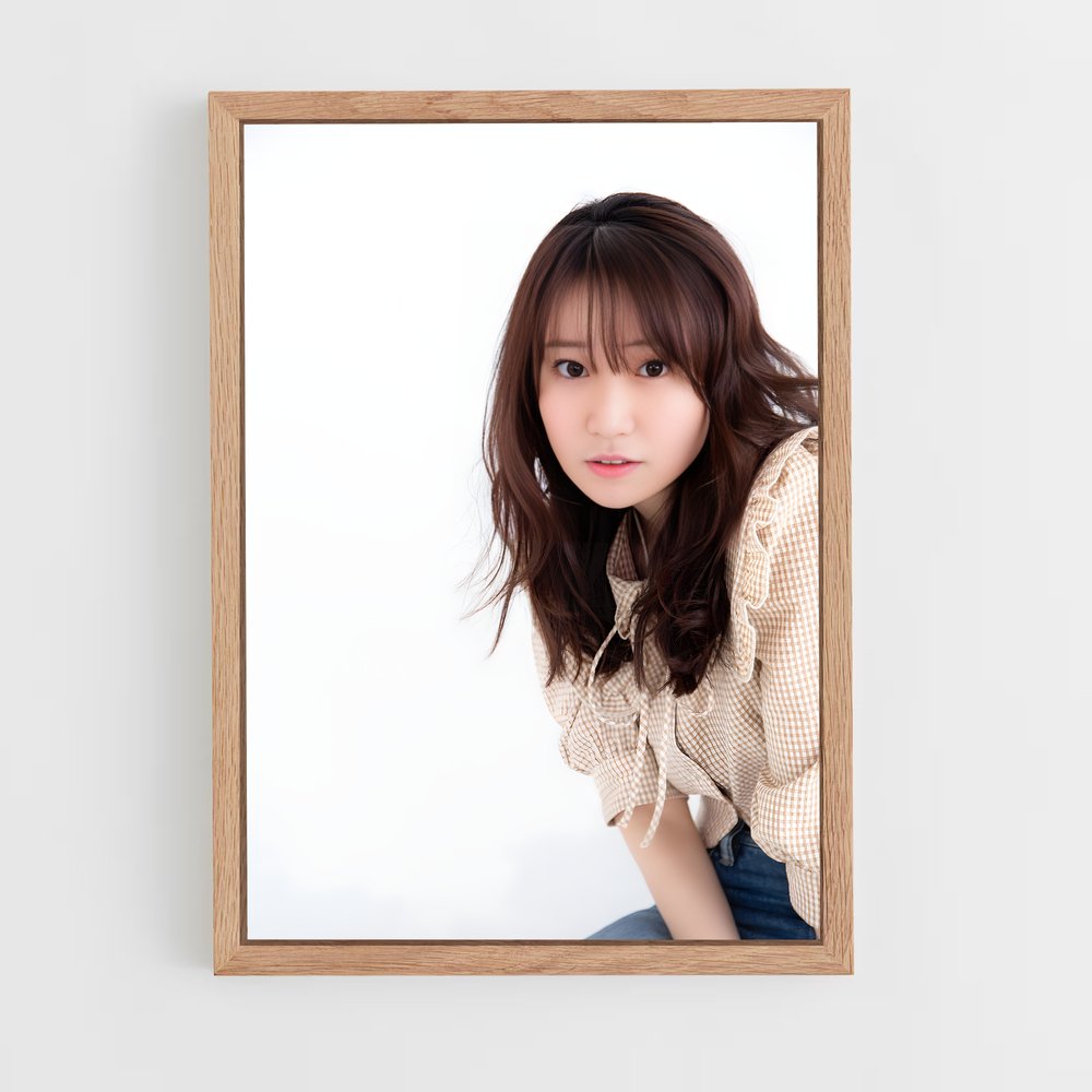 ap-yuko oshima-8 cadre Bois clair