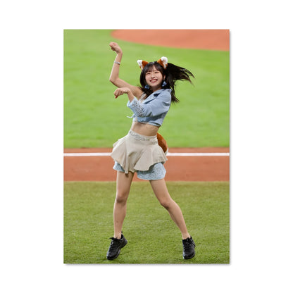 Poster Baseball Girl