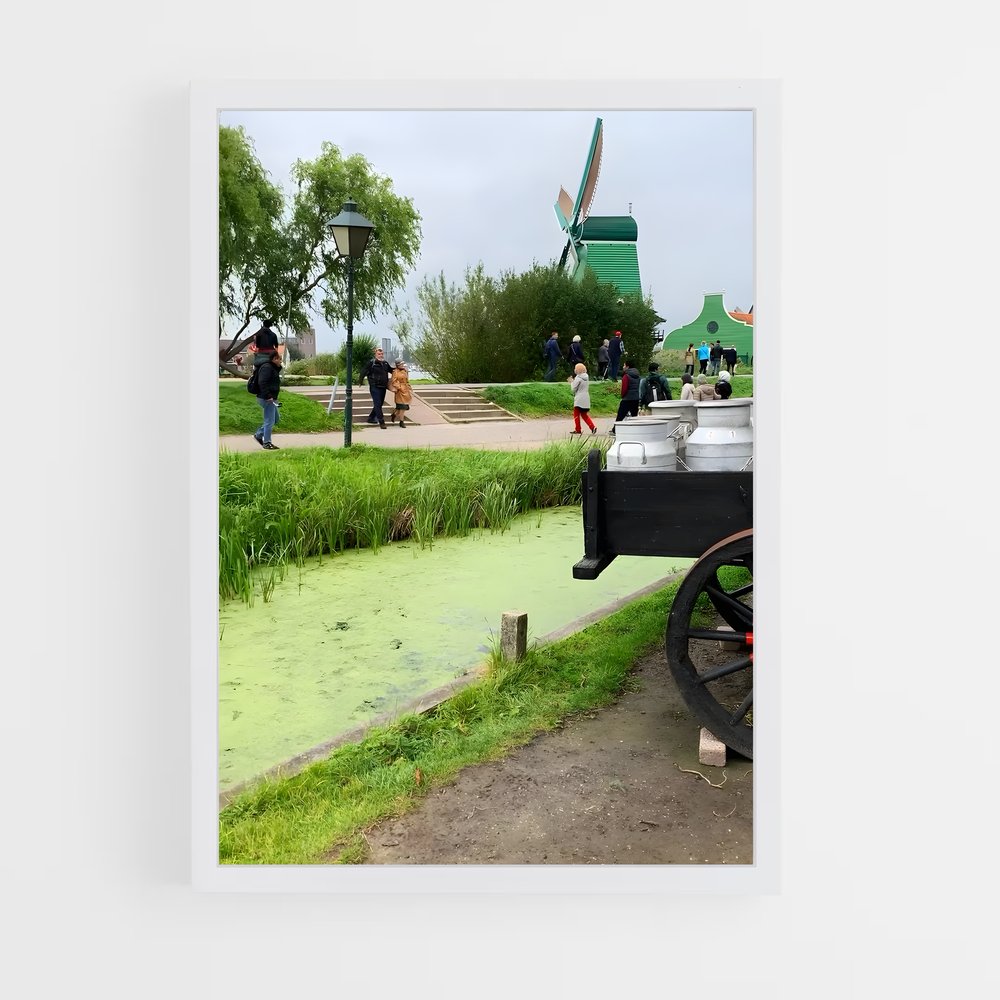 ap-zaanse schans-3 cadre Blanc