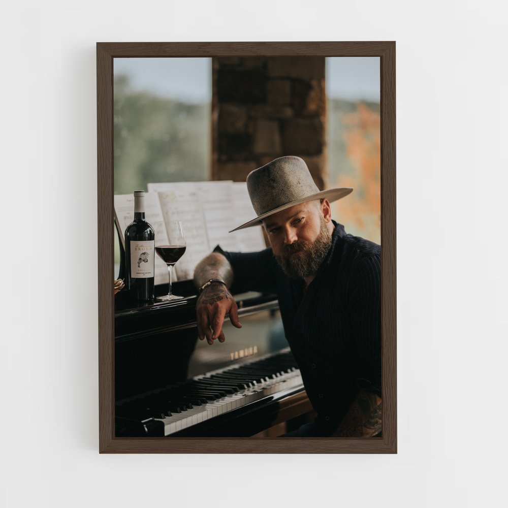 ap-zac brown band-1 cadre Bois foncé