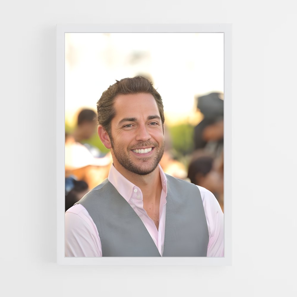 ap-zachary levi-7 cadre Blanc