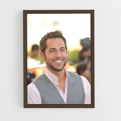 ap-zachary levi-7 cadre Bois foncé