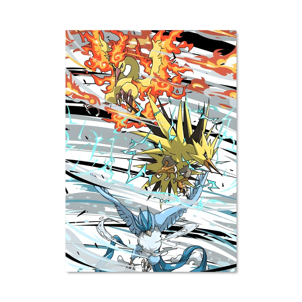 Poster Zapdos Électroburst