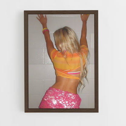 ap-zara larsson-4 cadre Bois foncé