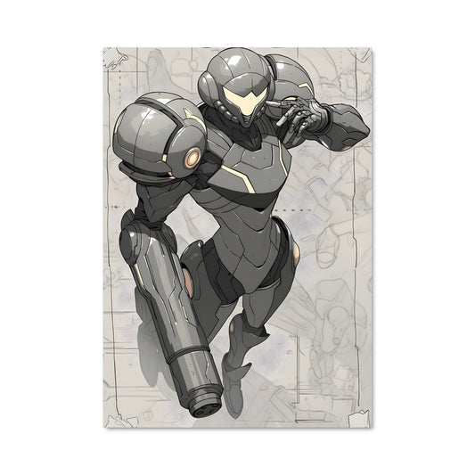 Poster Samus Aran: Armure de Combat