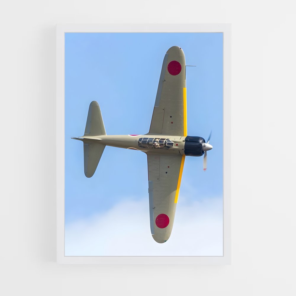 ap-zero fighter mitsubishi-1 cadre Blanc