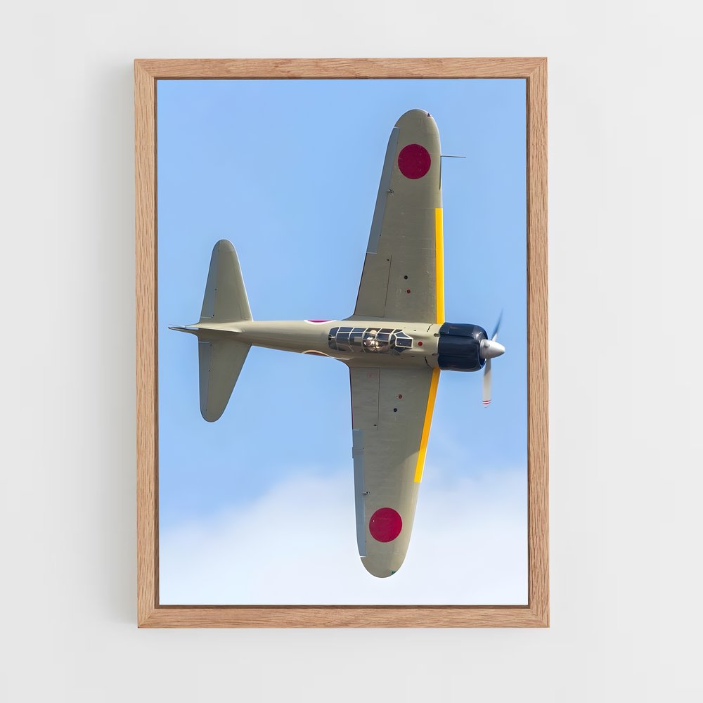 ap-zero fighter mitsubishi-1 cadre Bois clair