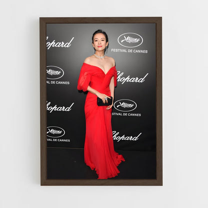 ap-zhang ziyi-2 cadre Bois foncé