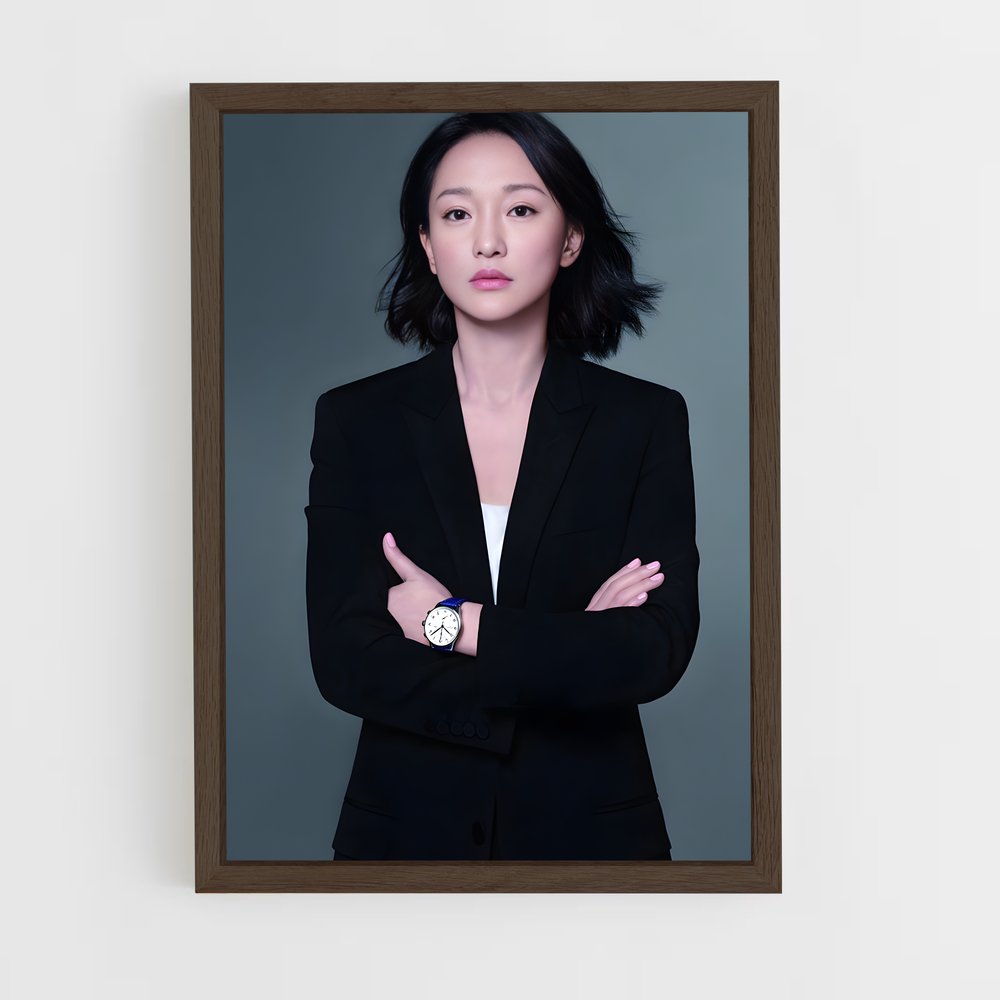 ap-zhou xun-1 cadre Bois foncé