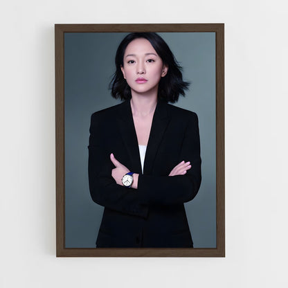 ap-zhou xun-1 cadre Bois foncé