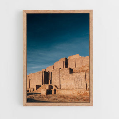 ap-ziggurat of ur-1 cadre Bois clair