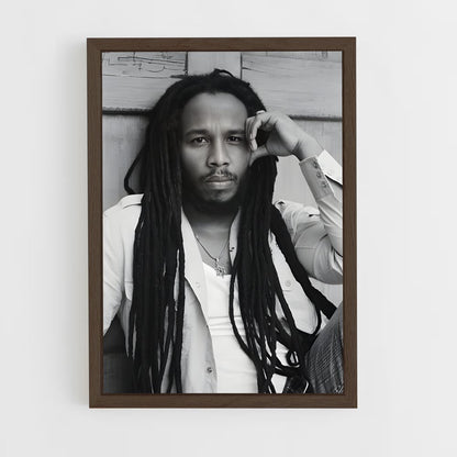 ap-ziggy marley-1 cadre Bois foncé