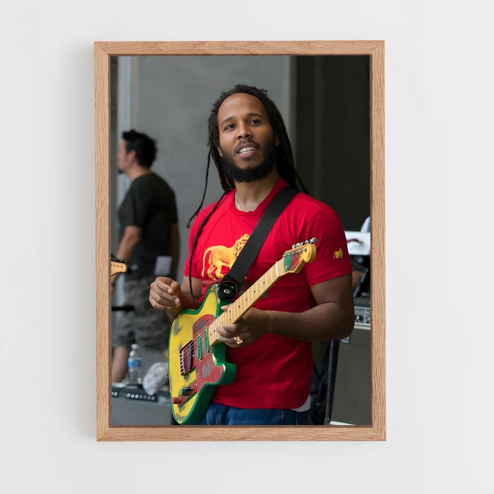 ap-ziggy marley-7 cadre Bois clair