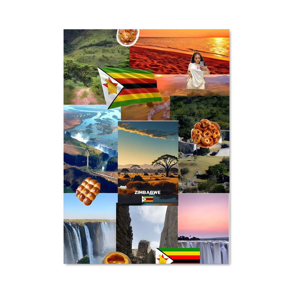 Poster Kaleidoscope Africain