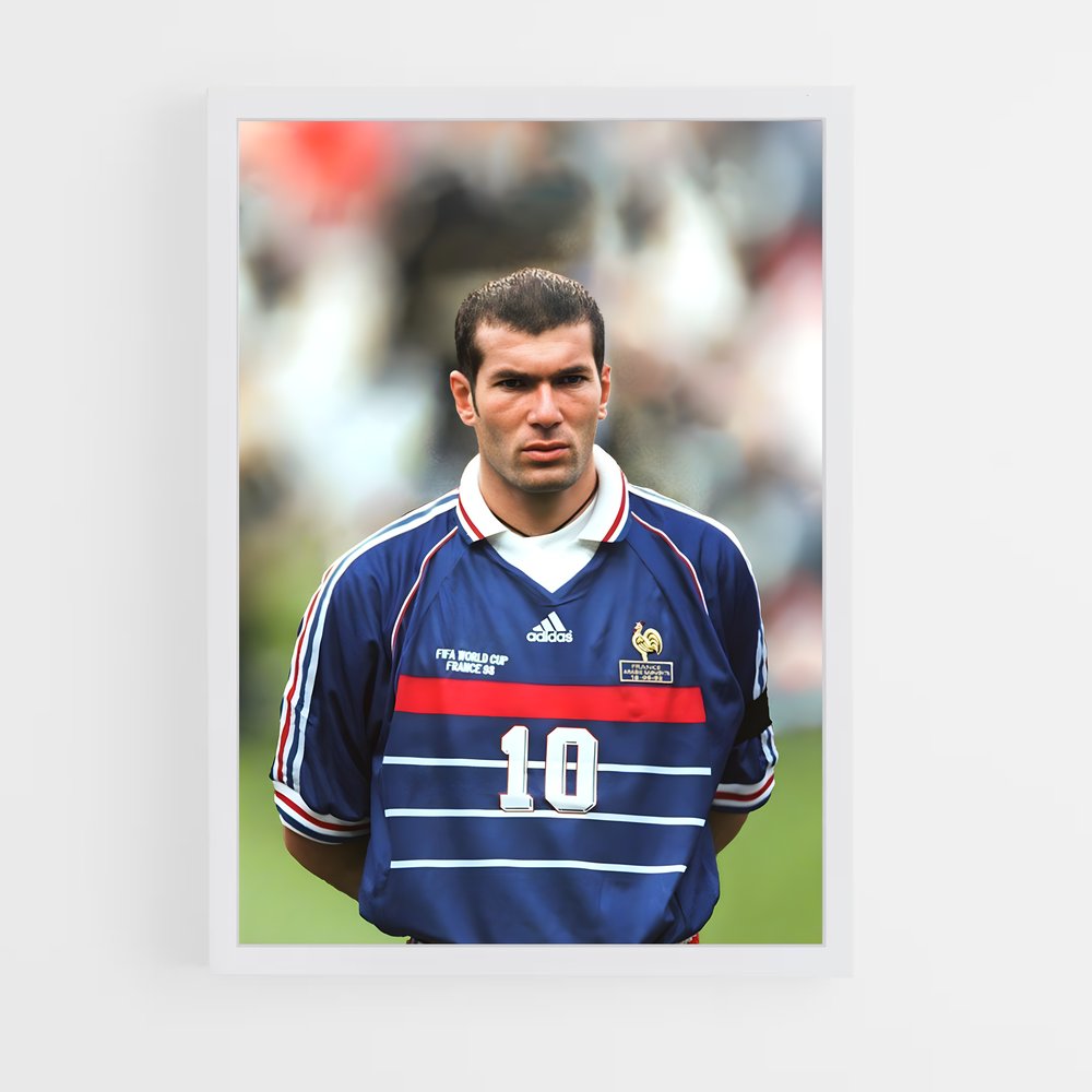 ap-zinedine zidane-3 cadre Blanc