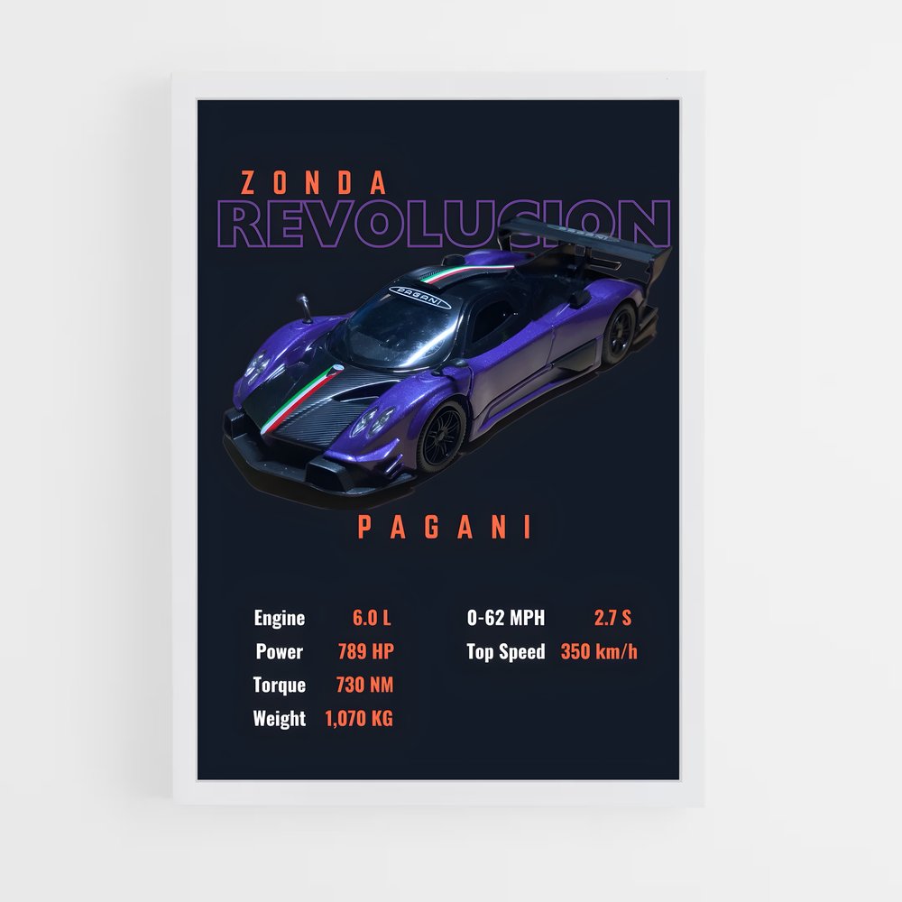 ap-zonda revolucion-3 cadre Blanc
