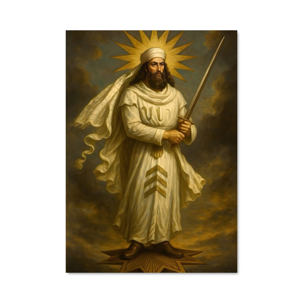 Poster Jésus Guerrier