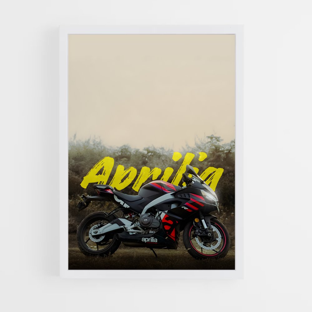 aprilia-10 cadre Blanc