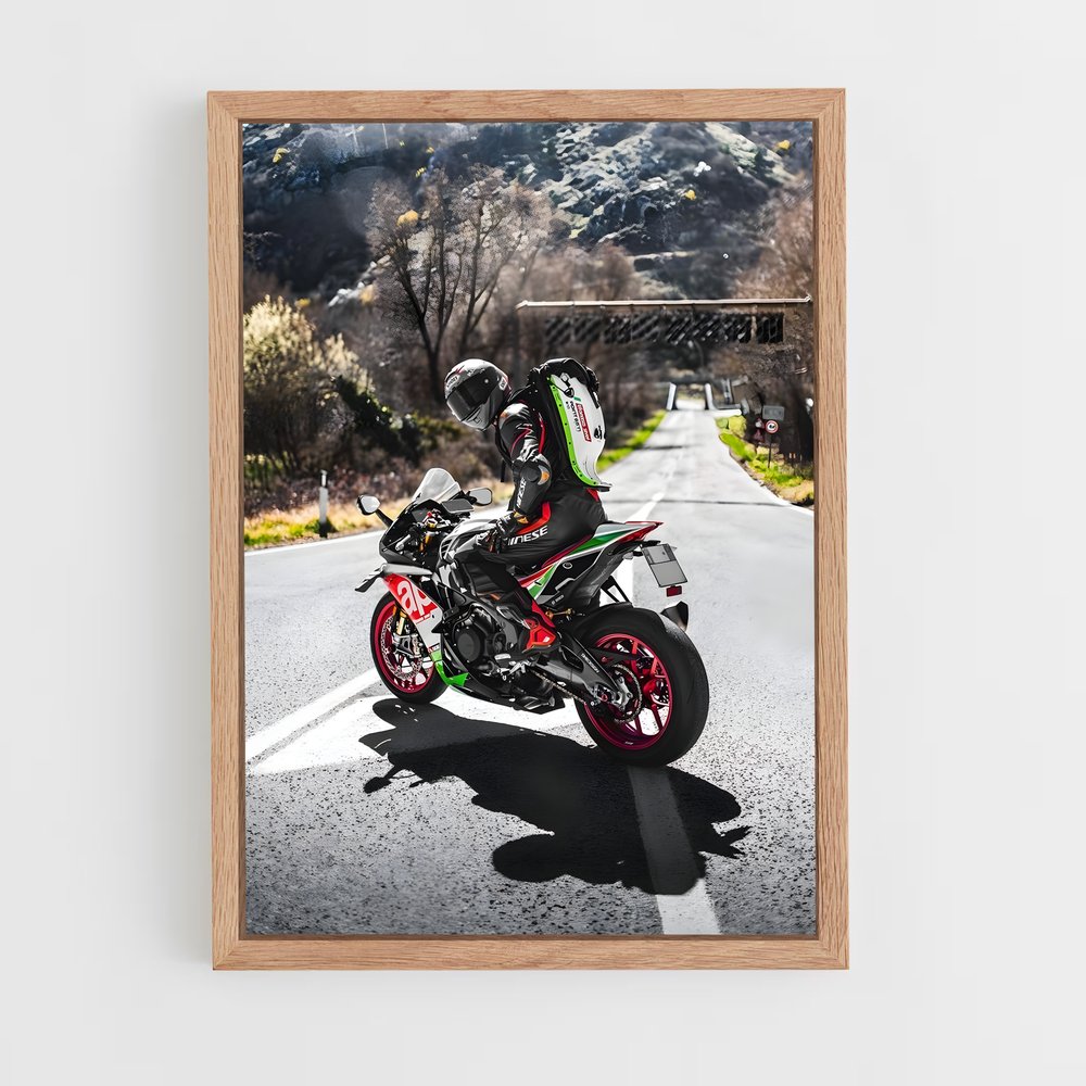 aprilia-8 cadre Bois clair