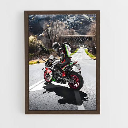 aprilia-8 cadre Bois foncé