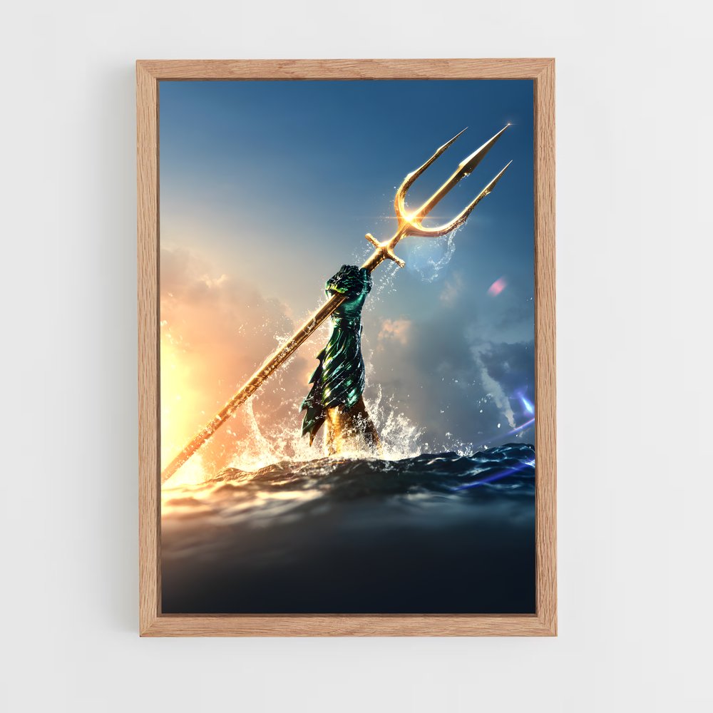 aquaman-2 cadre Bois clair