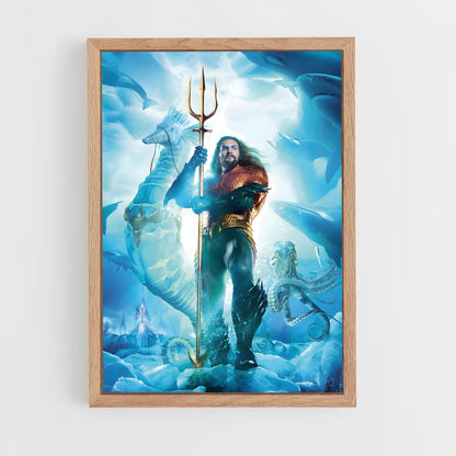 aquaman-7 cadre Bois clair