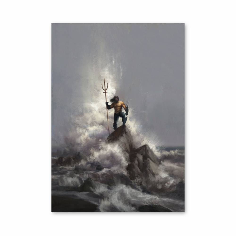 Poster Aquaman Peinture