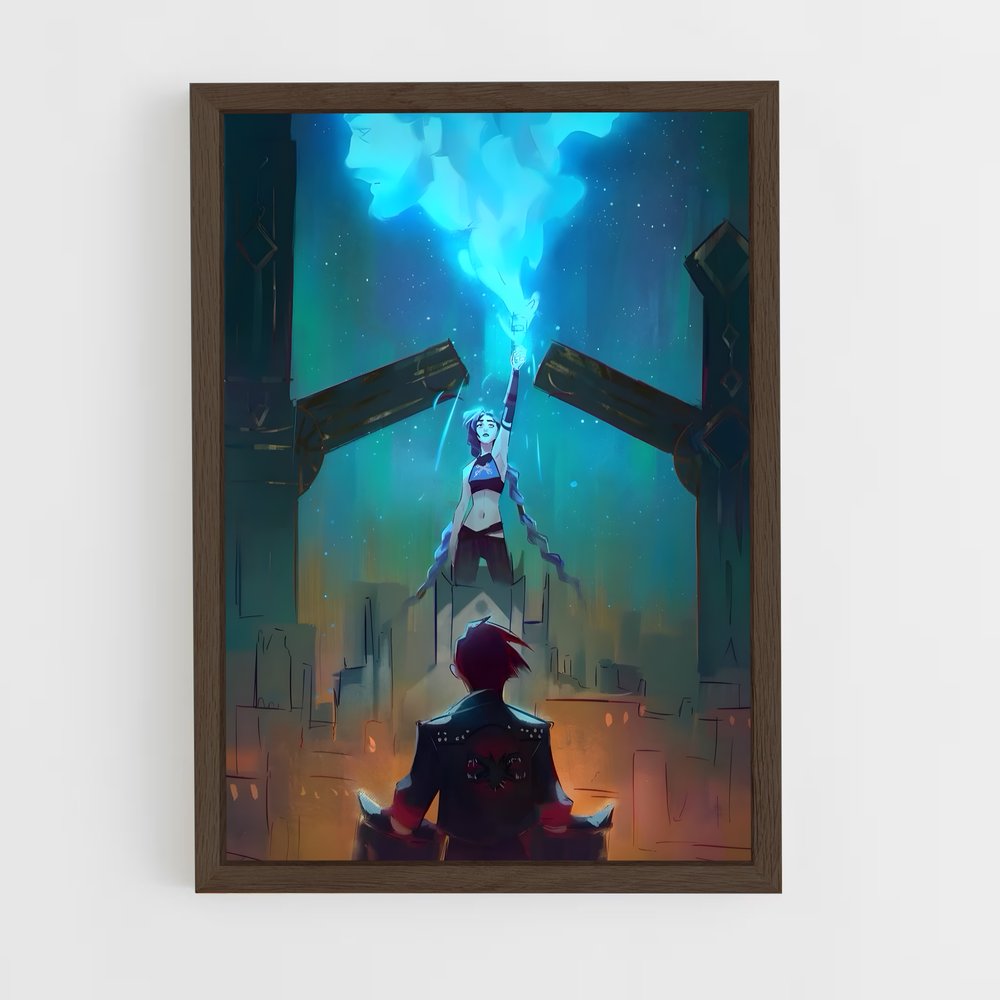 arcane-20 cadre Bois foncé