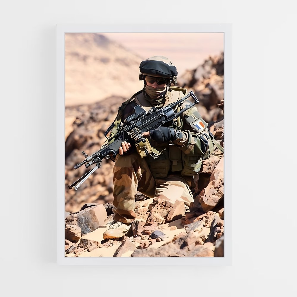 army-1 cadre Blanc
