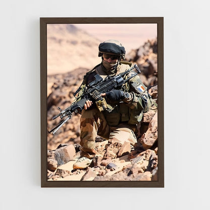 army-1 cadre Bois foncé