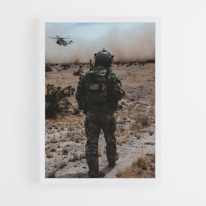army-3 cadre Blanc