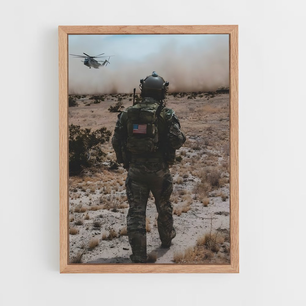 army-3 cadre Bois clair