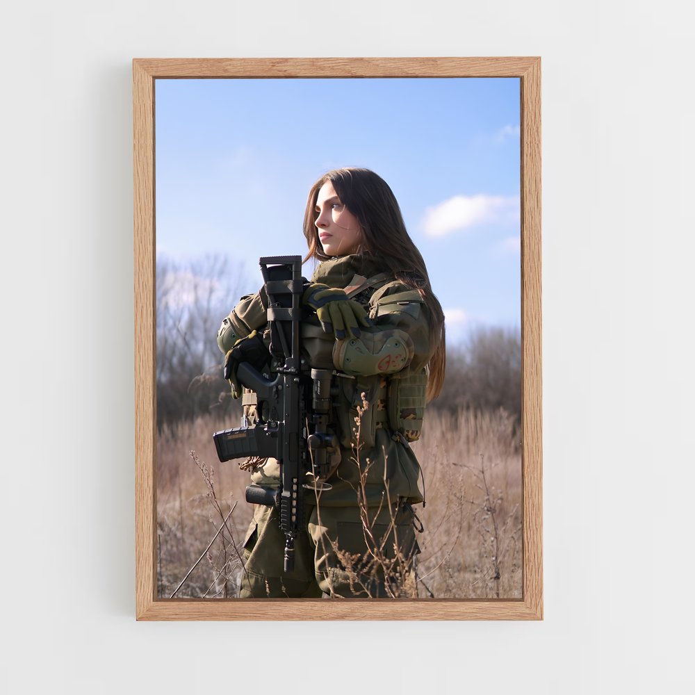 army-6 cadre Bois clair