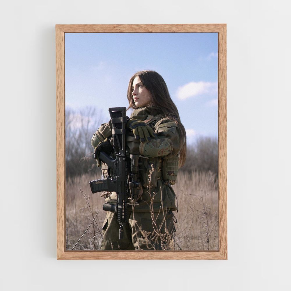 Mujer militar Póster