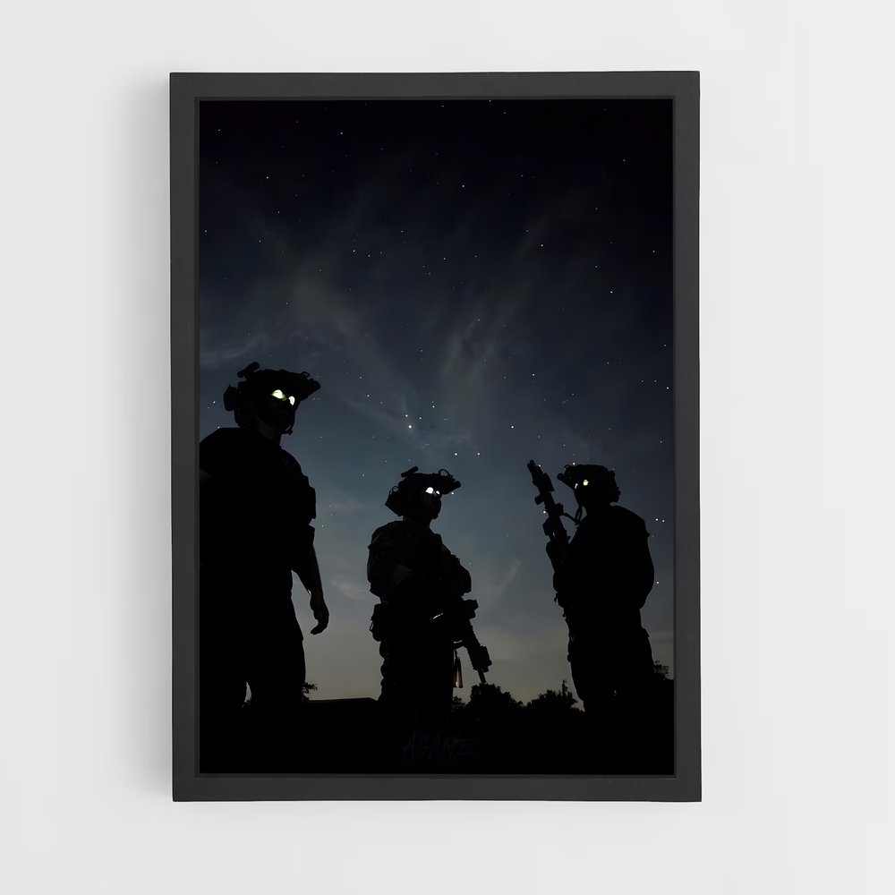 army-8 cadre Noir