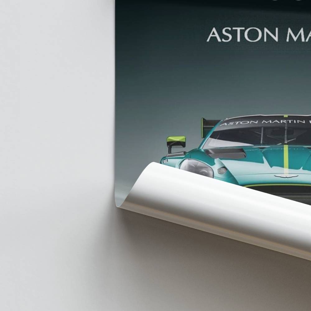 Póster Aston Martin Vantage