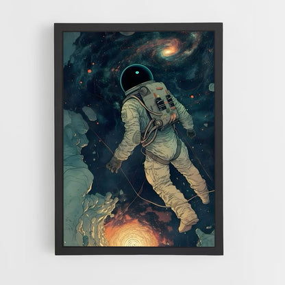 astronaut-1 cadre Noir