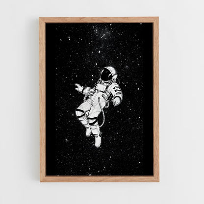 astronaut-3 cadre Bois clair