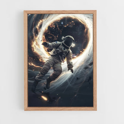 astronaut-4 cadre Bois clair