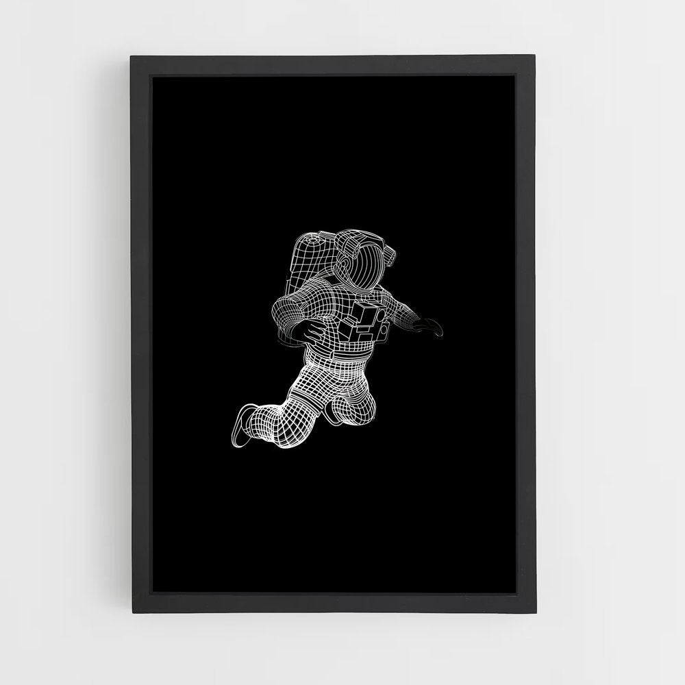 astronaut-6 cadre Noir