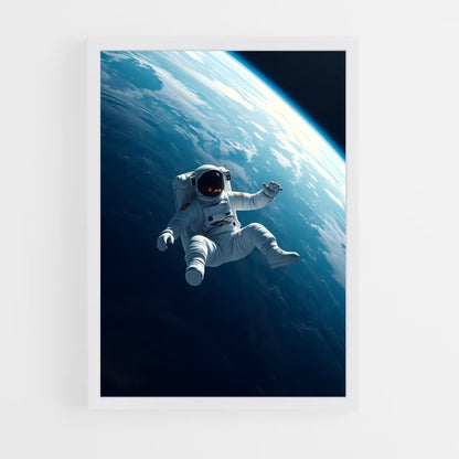 astronaut-8 cadre Blanc