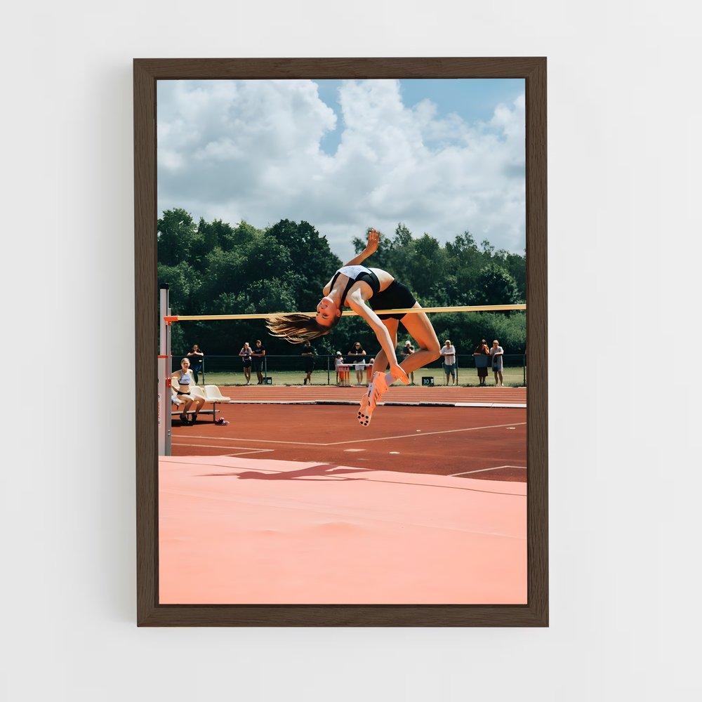 athletism-4 cadre Bois foncé