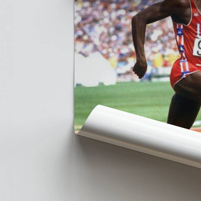 Cartel Atletismo Carl Lewis