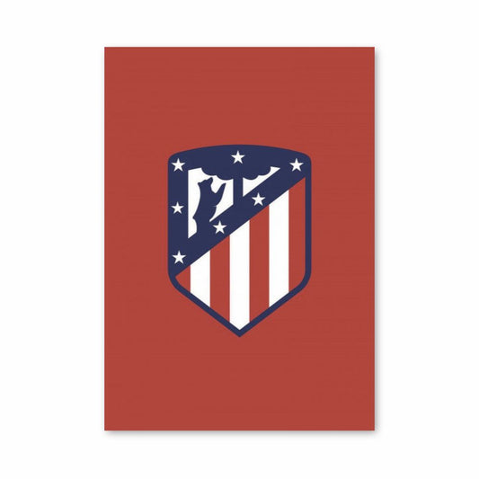 Póster Logotipo Del Atlético De Madrid