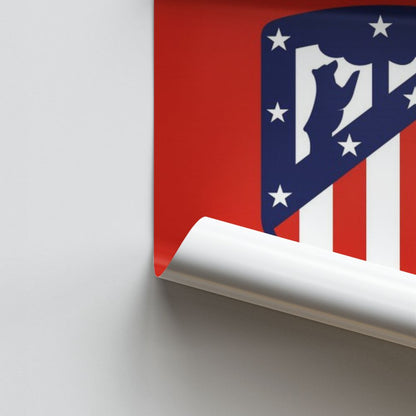 Póster Logotipo Del Atlético De Madrid