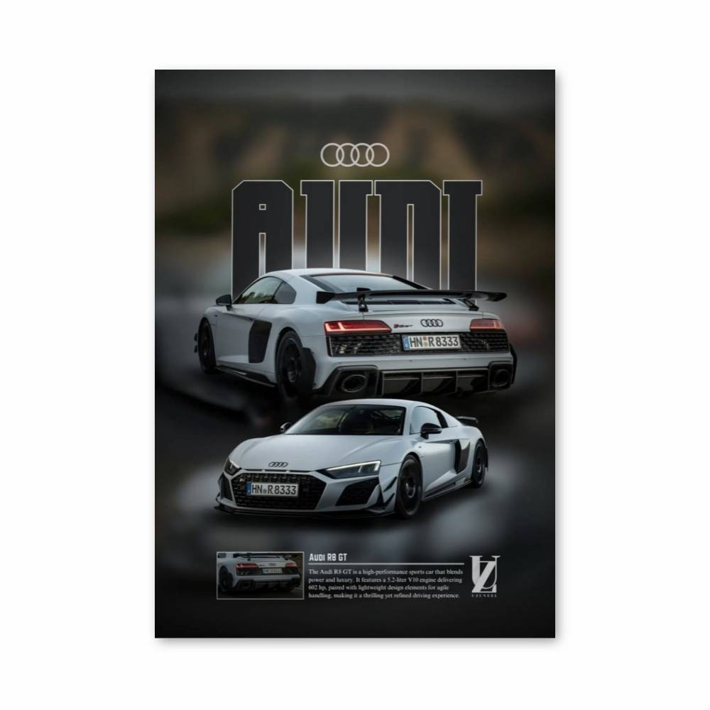 Poster Audi R8 GT