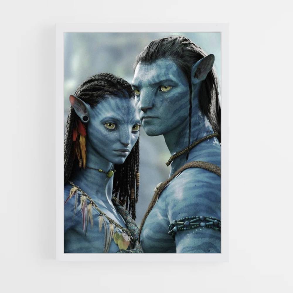 Póster Jake Sully y Neytiri