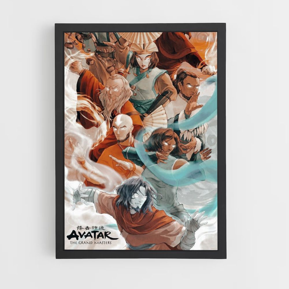 Póster Avatar Los Grandes Maestros