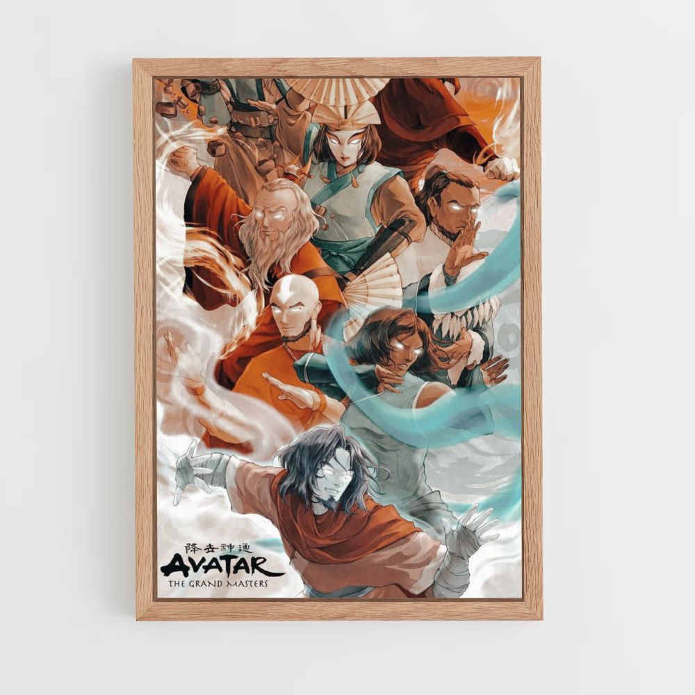 Póster Avatar Los Grandes Maestros