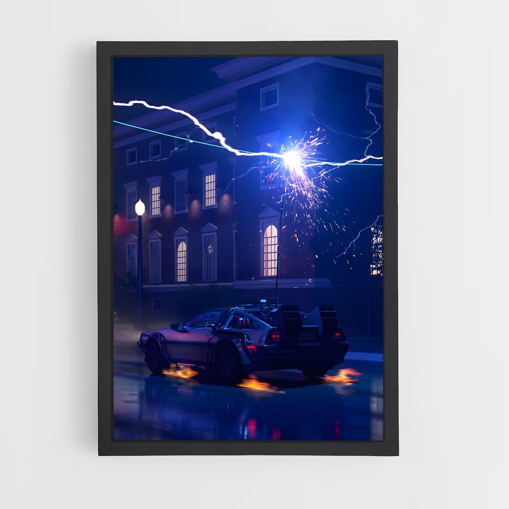 back-to-the-future-11 cadre Noir